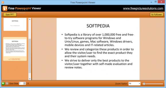 Free Powerpoint Viewer screenshot