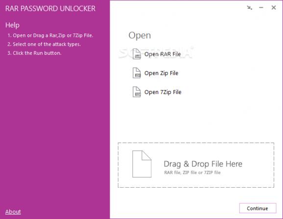 Free RAR Password Unlocker screenshot