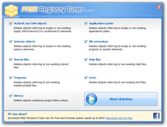 Free Registry Tuner screenshot
