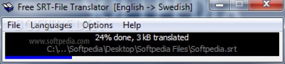 Free SRT-File Translator screenshot