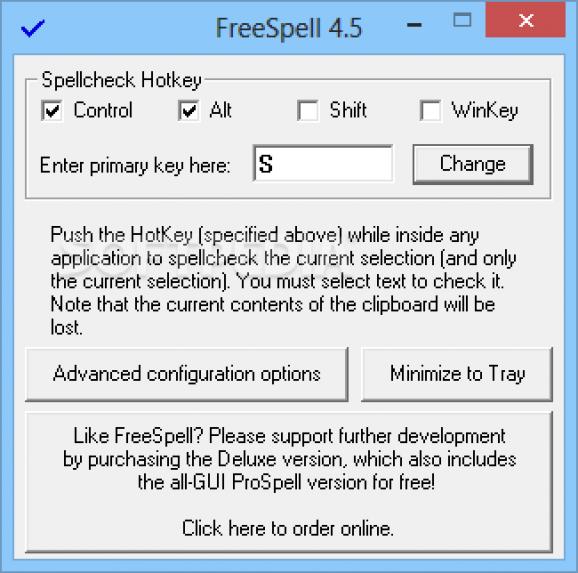 FreeSpell screenshot