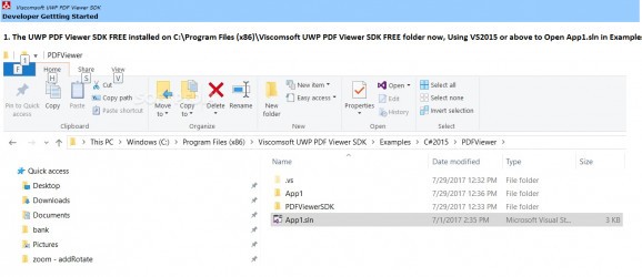 Free UWP PDF Viewer SDK screenshot