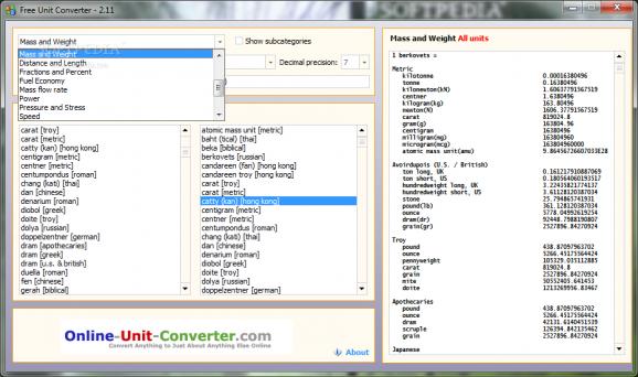 Free Unit Converter screenshot