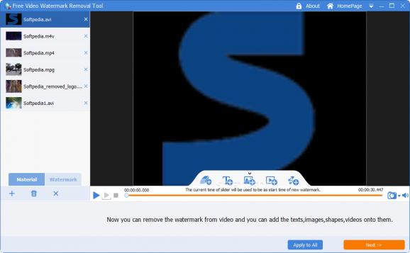 Free Video Watermark Removal Tool screenshot