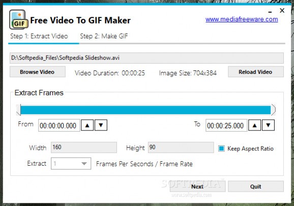 Free Video to GIF Maker screenshot