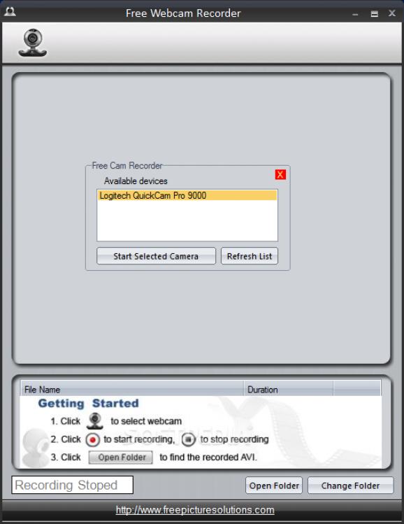 Free Webcam Recorder screenshot