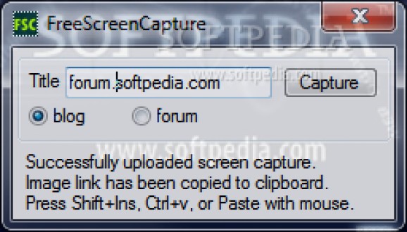 Free screen capture screenshot