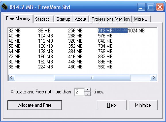 FreeMem Standard screenshot