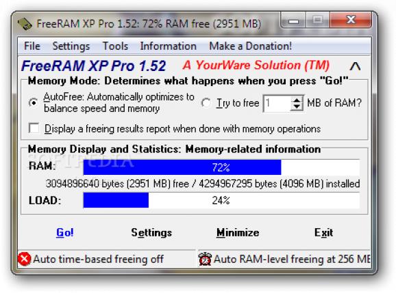 FreeRAM XP Pro screenshot