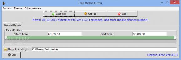 Free Video Cutter screenshot