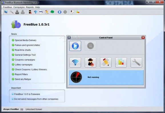 Freeblue Bluetooth Marketing screenshot