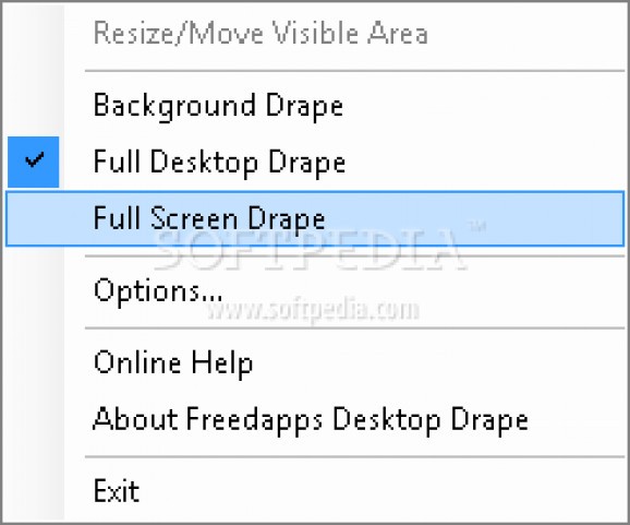 Freedapps Desktop Drape screenshot