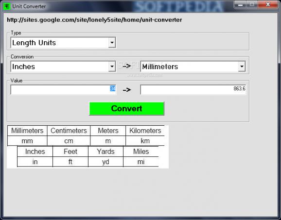Unit Converter screenshot