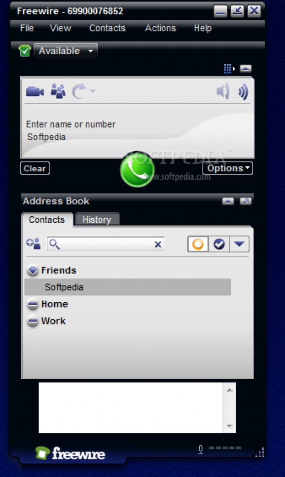Freewire Telephone screenshot