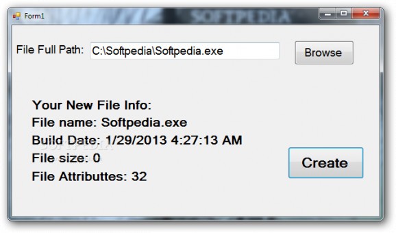 File Creator screenshot