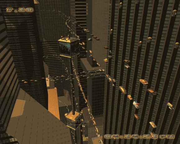 Future City 3D Screensaver screenshot
