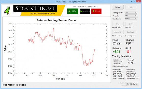 Futures Trading Trainer screenshot