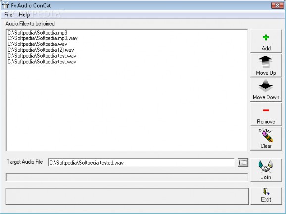 Fx ConCat Audio File Joiner screenshot