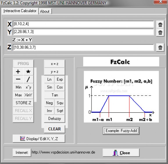 FzCalc screenshot
