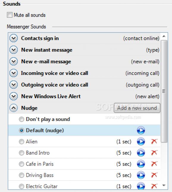 GDI / Nod sounds for MSN / WLM screenshot