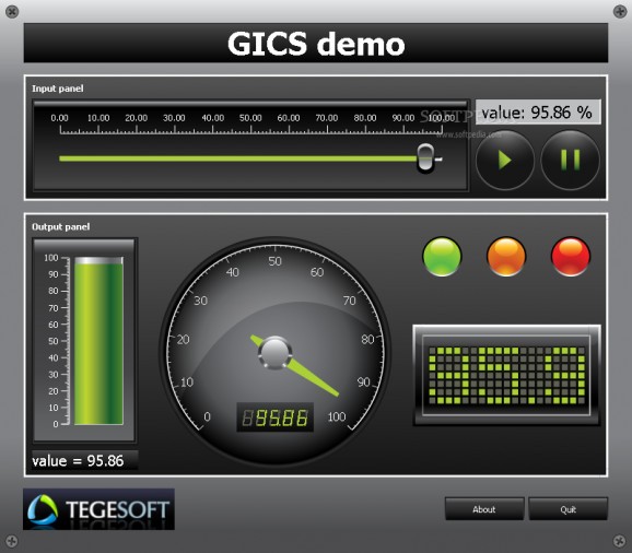 GICS Demo screenshot