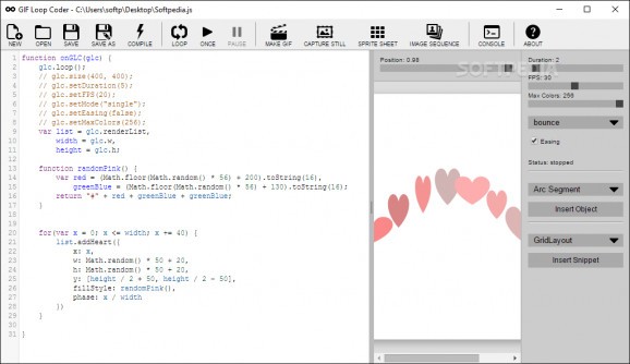 GIF Loop Coder screenshot