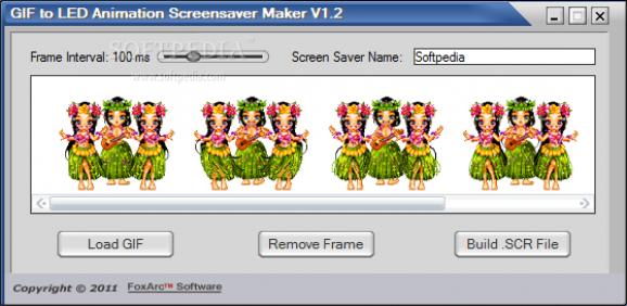 GIF to LED Animation Screensaver Maker screenshot
