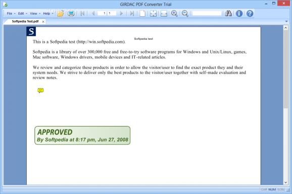 GIRDAC PDF Converter screenshot