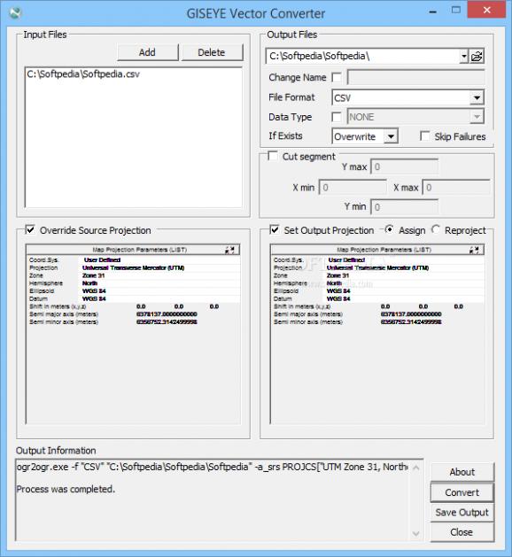 GISEYE Vector Converter screenshot