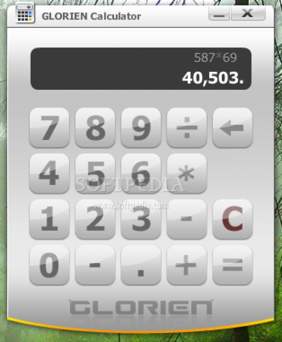 GLORIEN Calculator screenshot