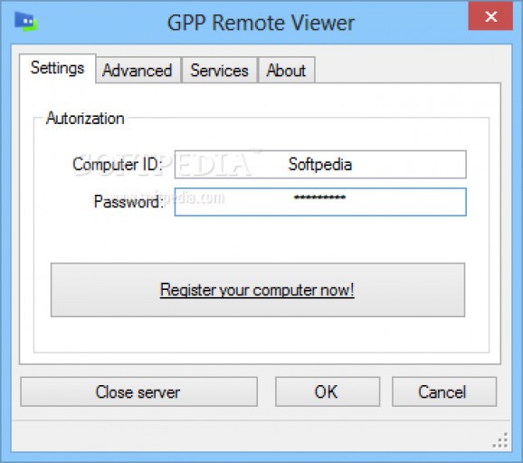 GPP Remote Server screenshot