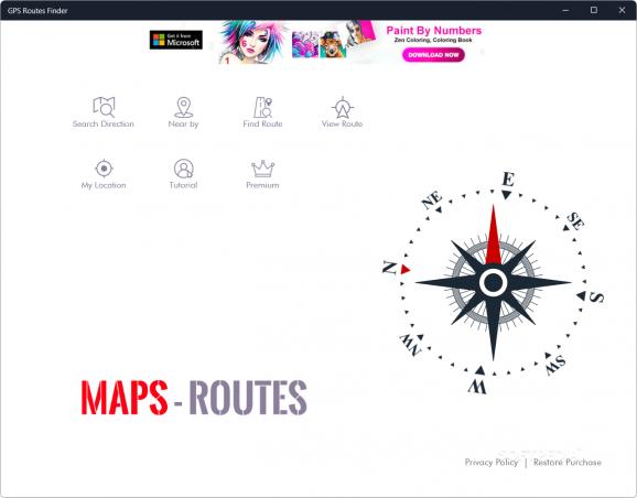GPS Routes Finder screenshot