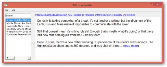 GR Json Reader screenshot