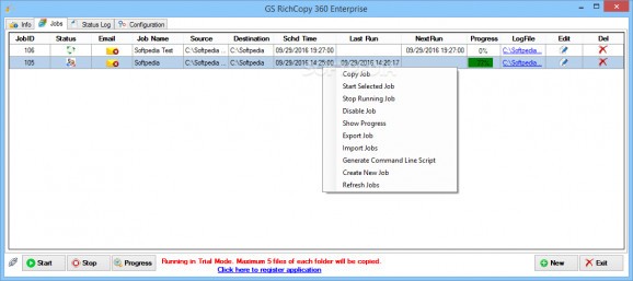 GS RichCopy 360 Enterprise screenshot