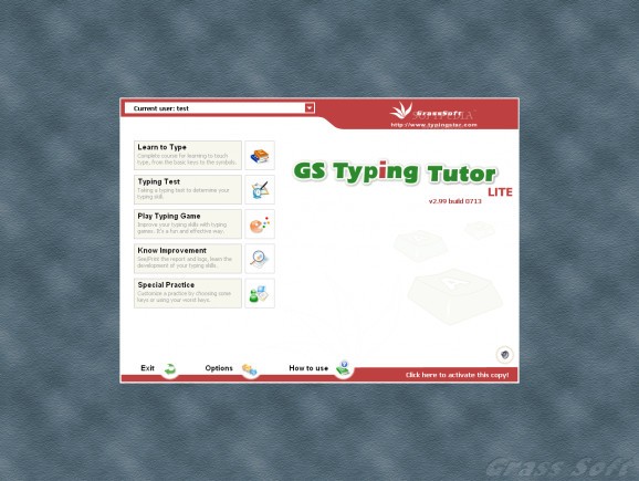 GS Typing Tutor LT screenshot