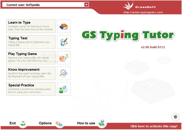 GS Typing Tutor screenshot