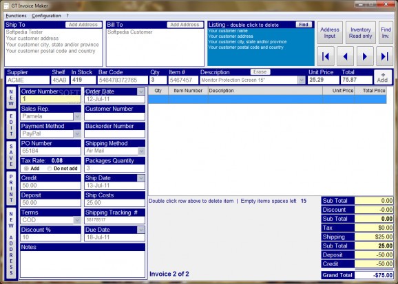 GT Invoice Maker screenshot