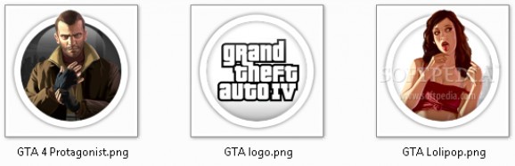 GTA 4 Dock Icons screenshot
