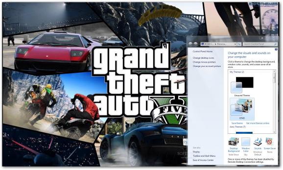 GTA 5 Theme screenshot
