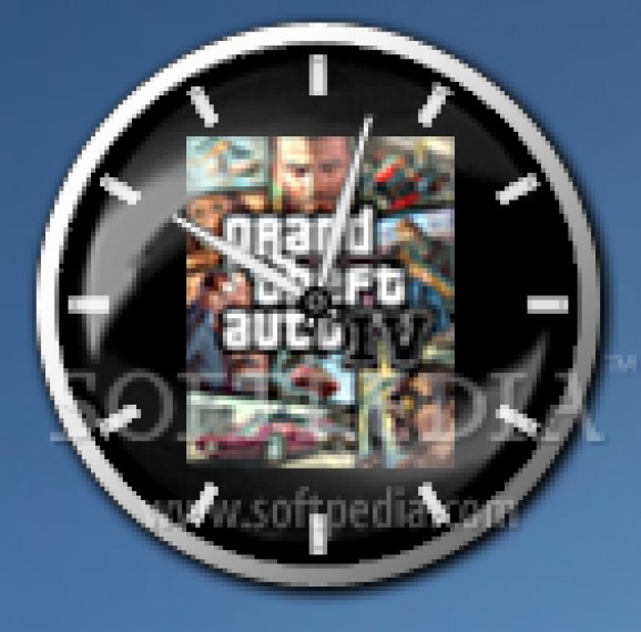 GTA IV Clock Gadget screenshot