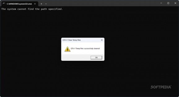 GTA V Clear Temp Files in Folder screenshot