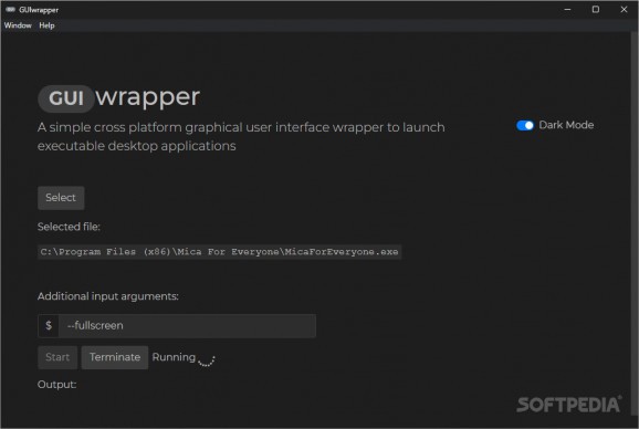 GUIwrapper screenshot
