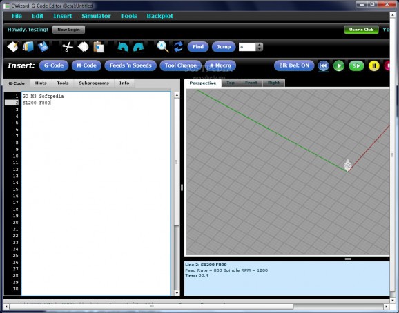 GWizard: G-Code Editor screenshot