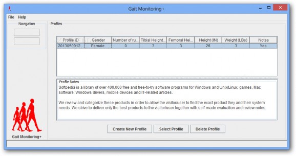 Gait Monitoring+ screenshot