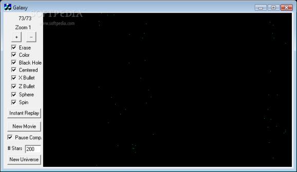Galaxy Simulator screenshot
