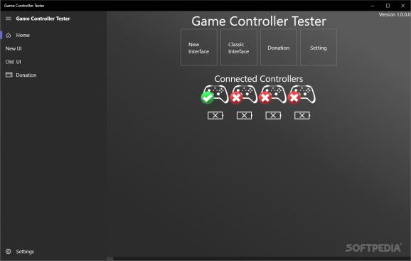 Game Controller Tester screenshot