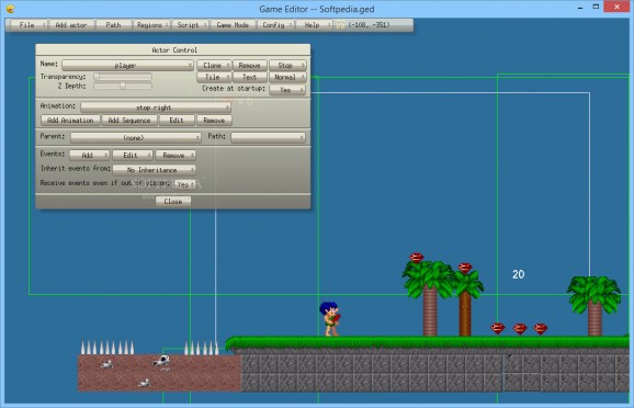 Game Editor screenshot