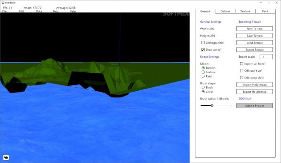 DDD Terrain Editor screenshot