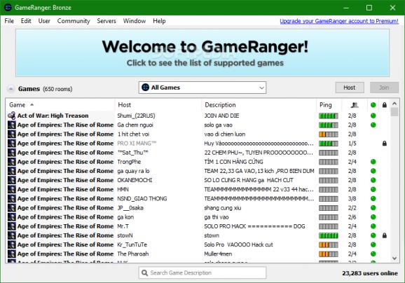 GameRanger screenshot