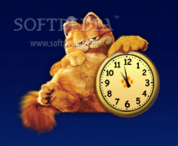 Garfield 2 Clock screenshot